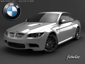 bmw m3 cabriolet 2008 Model 3D