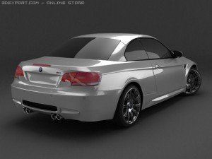 bmw m3 cabriolet 2008 3D Model