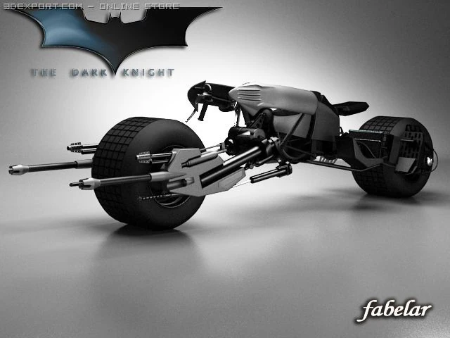batpod 3D Model .c4d .max .obj .3ds .fbx .stl .blend 