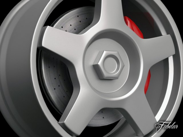 alfa 75 rim 3D 模型 .c4d .max .obj .3ds .fbx .stl .blend 