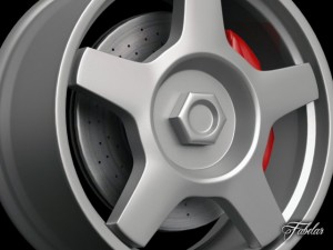 alfa 75 rim 3D 模型