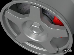 alfa 75 rim 3D 模型
