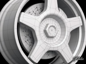 alfa 75 rim 3D 模型