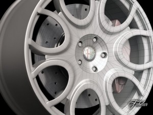alfa brera rim 3D Модель