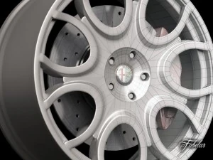 alfa brera rim 3D Model