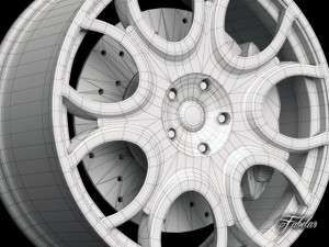alfa brera rim 3D Модель