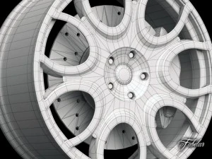 alfa brera rim 3D Model