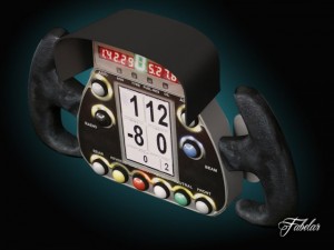 racing steering wheel 3Dモデル