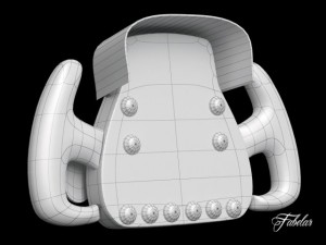 racing steering wheel 3Dモデル