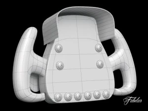 yarış direksiyonu 3D Model