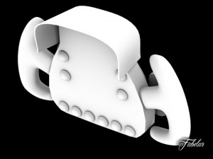 racing steering wheel 3Dモデル