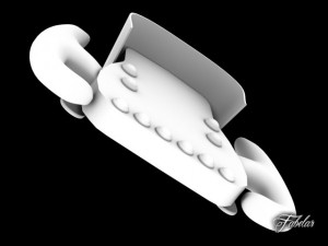 racing steering wheel 3Dモデル