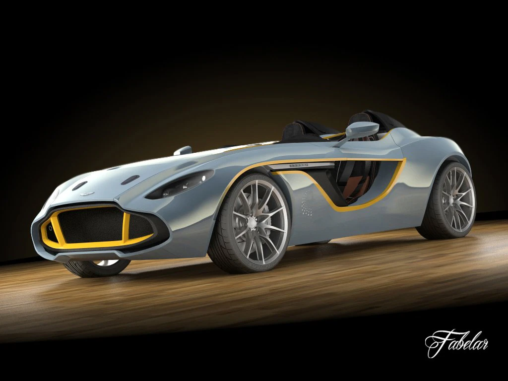 Aston martin cc100 3D Model .c4d .max .obj .3ds .fbx .stl .blend 