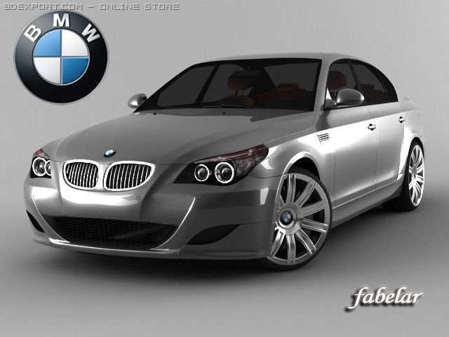 bmw m5 3D Модель .c4d .max .obj .3ds .fbx .stl .blend 