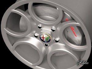 alfa 8c rim Modelo 3D