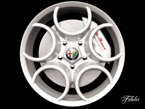 alfa 8c rim Modelo 3D