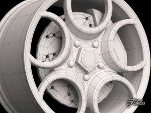alfa 8c rim Modelo 3D