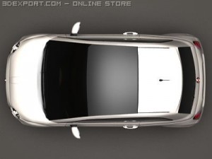 fiat 500 Model 3D