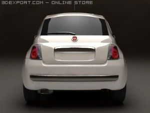 fiat 500 3D Model