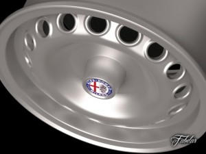 alfa romeo giulia rim Modèle 3D