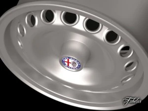 alfa romeo giulia rim 3D Model