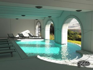 swimming pool 01 Model 3D