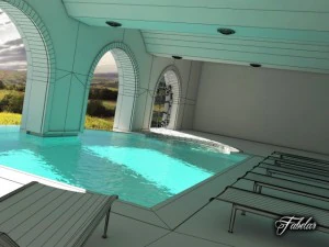swimming pool 01 3D Model