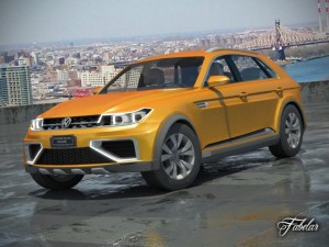 volkswagen crossblue coup std mat Model 3D