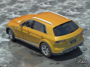 volkswagen crossblue coup std mat Model 3D