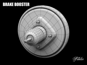 brake booster 3D 모델