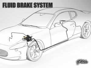 car brake system 3D Model