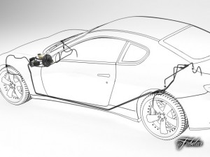car brake system 3Dモデル