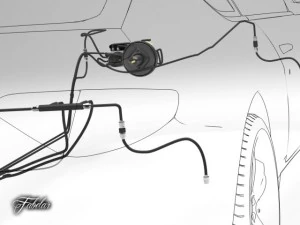 car brake system 3D Model