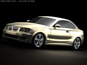 bmw 135i 2008 3D Model