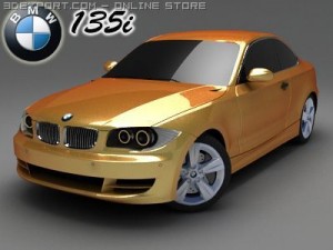 bmw 135i 2008 3D Model