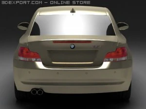 bmw 135i 2008 3D Model