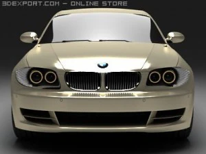bmw 135i 2008 3D Model