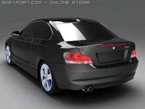 bmw 135i 2008 3D Model