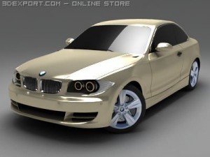 bmw 135i 2008 3D Model