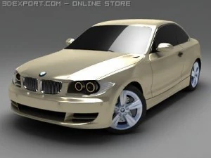 bmw 135i 2008 3D Model