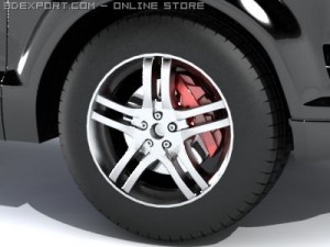 audi q7 Modèle 3D