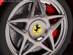 ferrari 599 fiorano Modello 3D