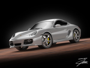 porsche cayman s 3D Model