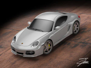 porsche cayman s 3D Model