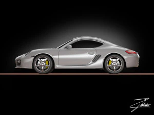 porsche cayman s 3D Model