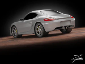 porsche cayman s 3D Model