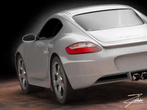 porsche cayman s 3D Model