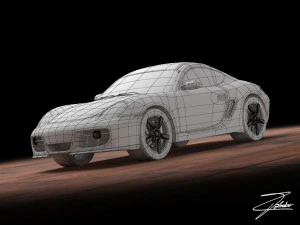 porsche cayman s 3D Model