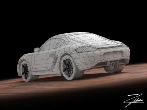 porsche cayman s 3D Model