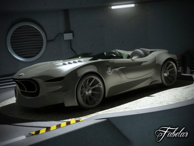 bmw rapp concept 3D Modell .c4d .max .obj .3ds .fbx .stl .blend 